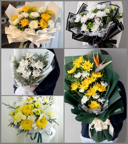 广东清远市清城区龙塘镇新庄村白事花束代送